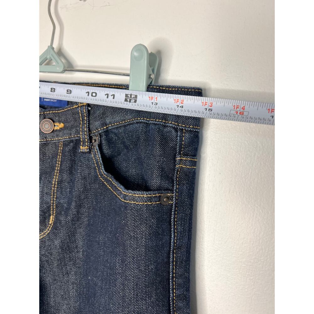 Womens Old Navy Dark Denim Jeans Size 14 Straight - Picture 4 of 8